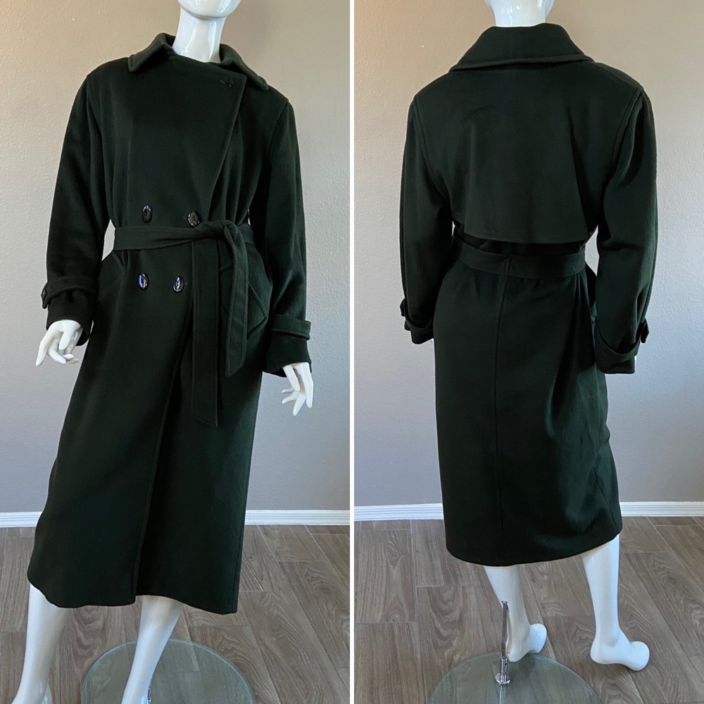 Wool Blend Double Breasted Winter Coat